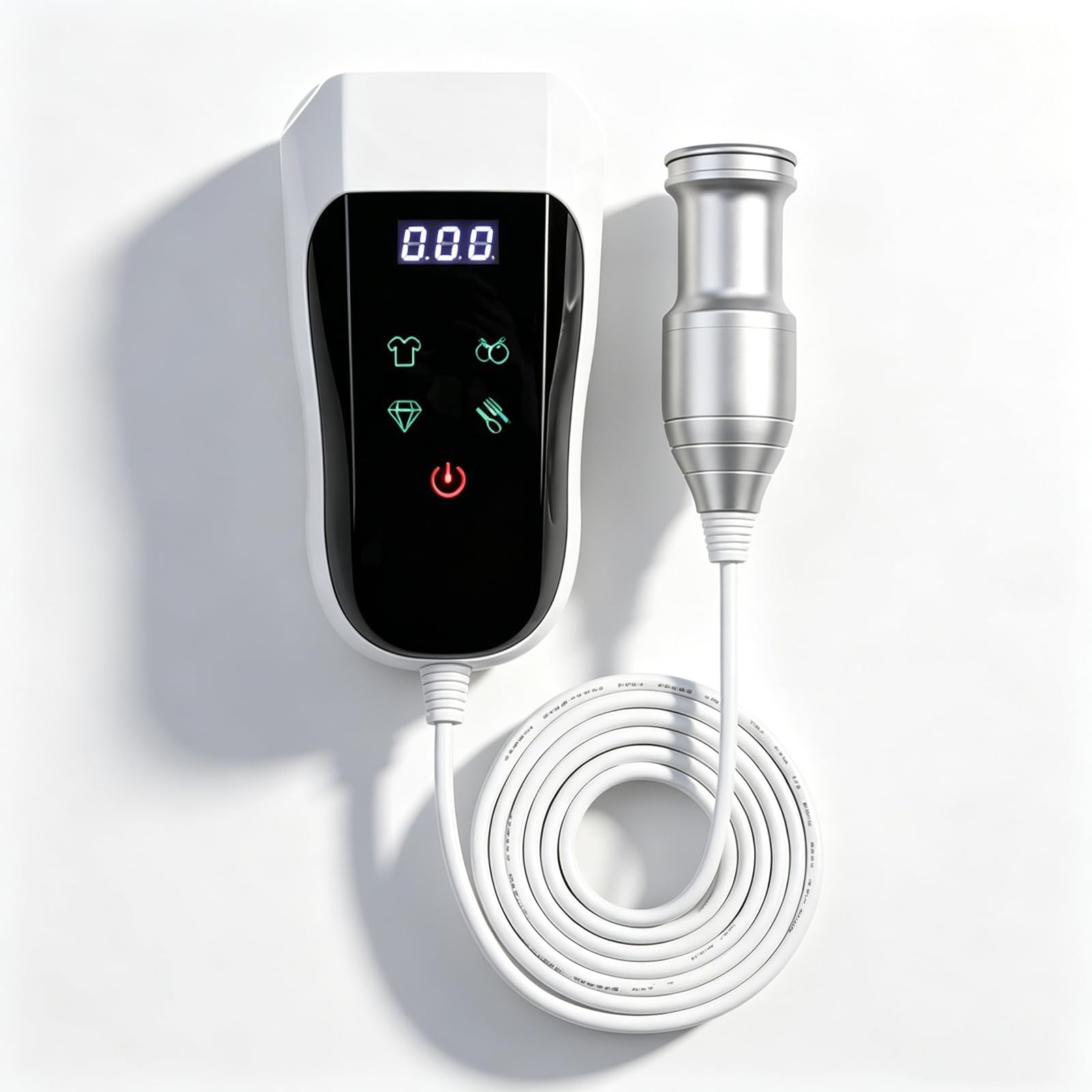 Limpiador Ultrasónico 70W, Dispositivo de Limpieza Ultrasónica Portátil 60kHz con Temporizador Automático - Limpieza Profunda para Joyas, Gafas, Frutas y Mariscos