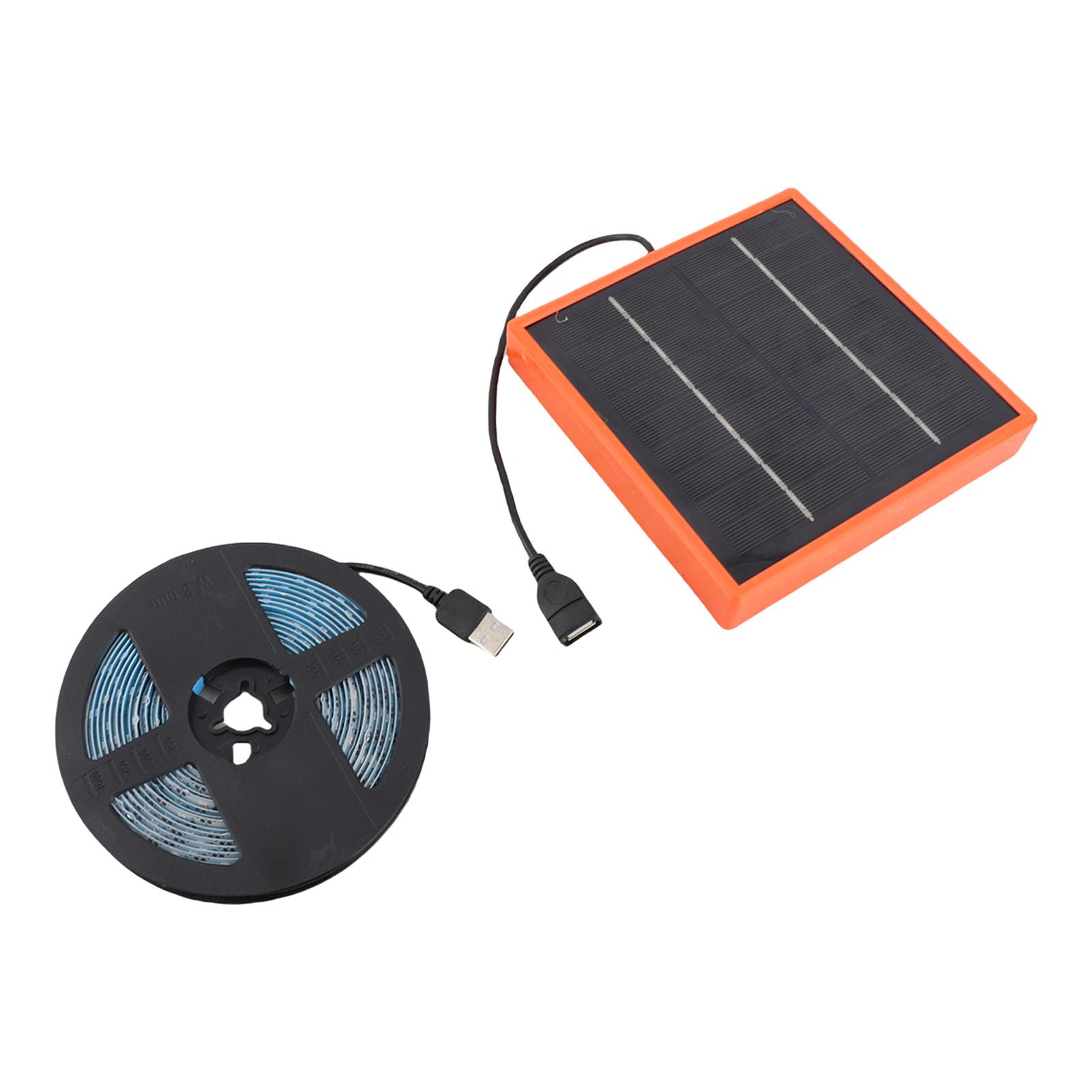 Lampe de Croissance pour Plantes Solaires, Lumière du à Spectre Complet, Lampe de Croissance à énergie Solaire 5 M LED pour Plantes, Lampe de Croissance de 5 M avec Panneau