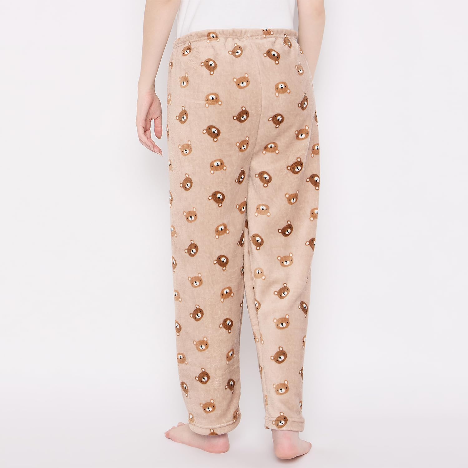 CAMEY Women's Winter Soft & Warm Printed Lower | Pyjama (Brown, L) - Image 5 thumbnail
