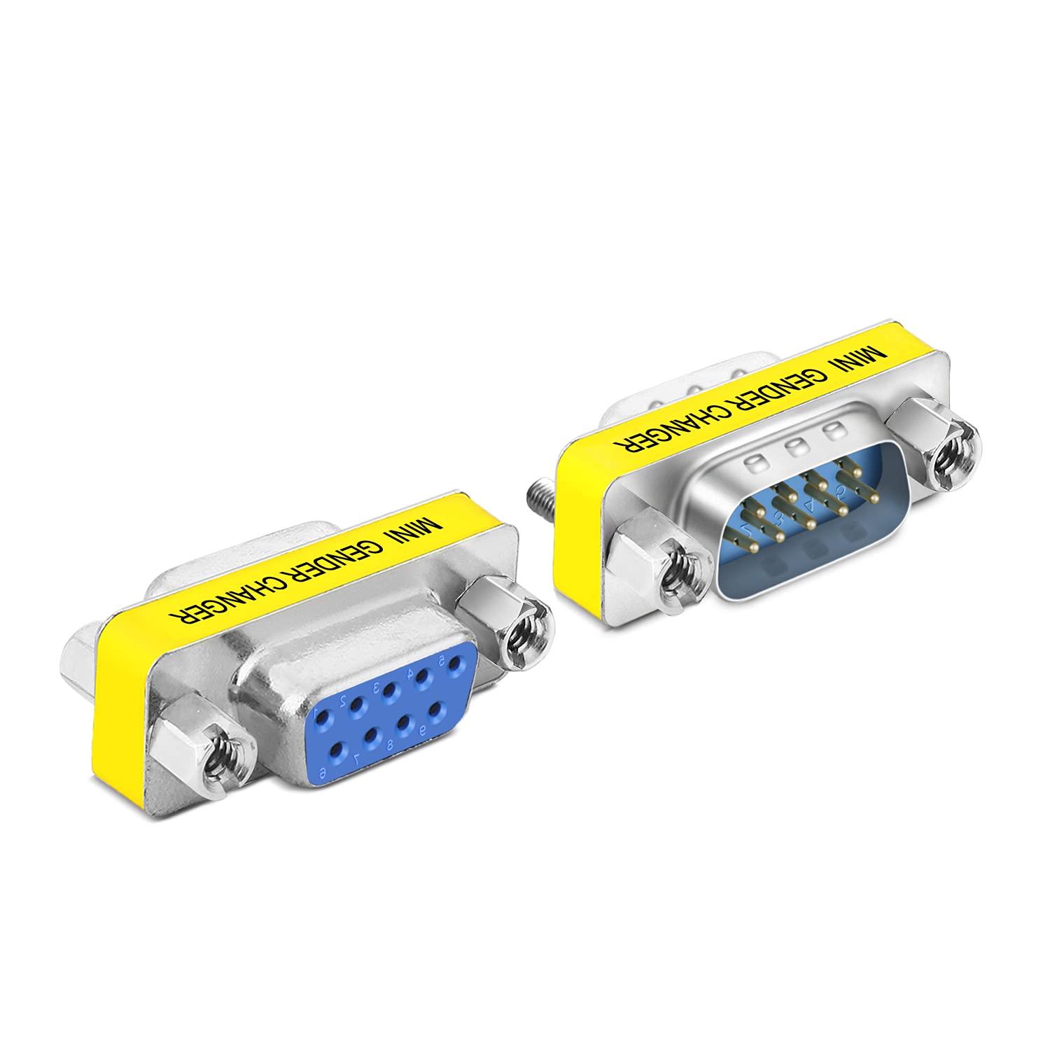 VCE 3 Pezzi Adattatore HD15pin VGA Gender Changer F/F Cavo Prolunga Femmina Accoppiatore SVGA per PC Monitor
