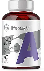 Óleo De Alho Com Alta Concentração de Alicina - Odor Reduzido - 90 Cápsulas