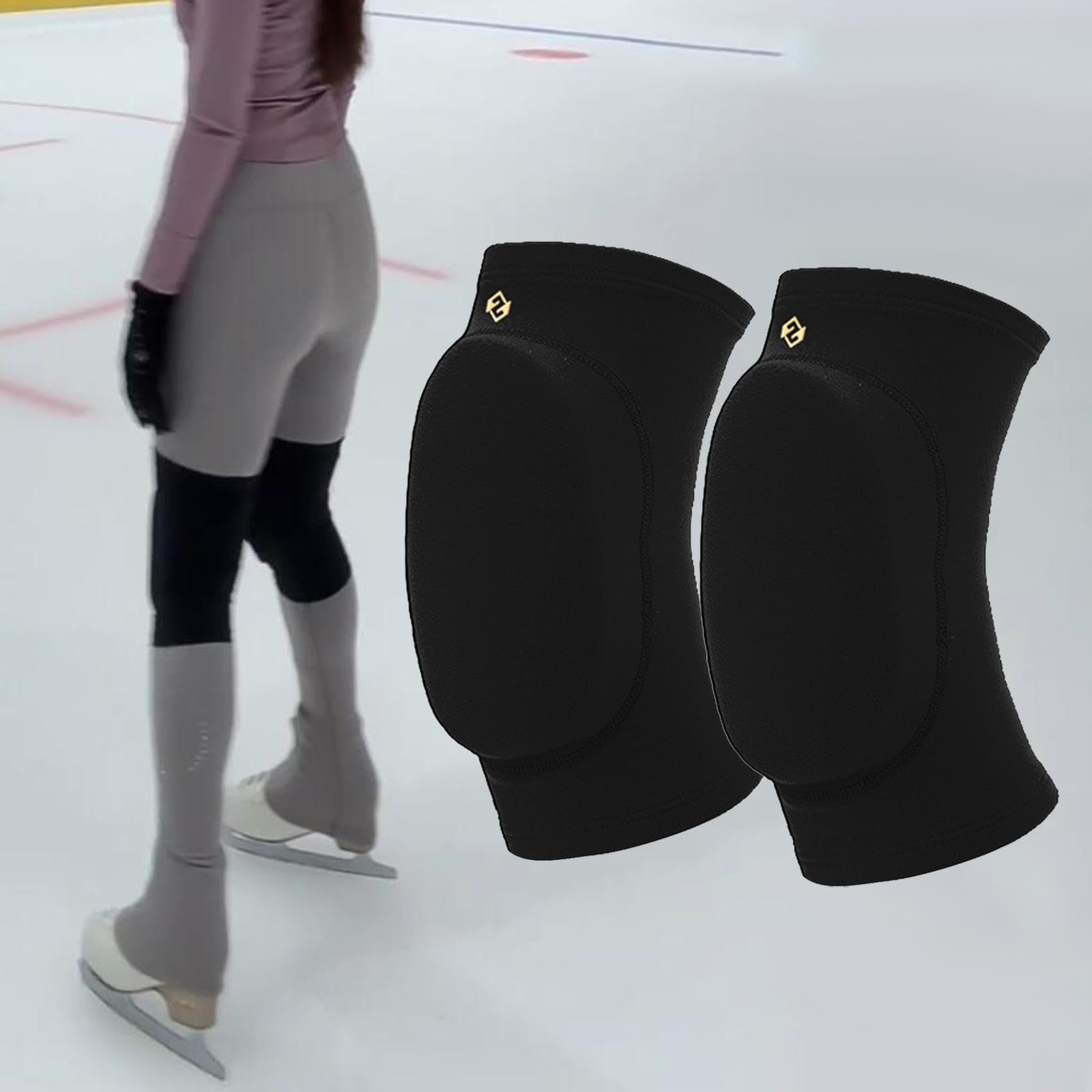 Genouillères Souples et Antichoc pour Danseurs, Manchons de Protection pour Le Tennis, Le, L'haltérophilie et Le Basketball.