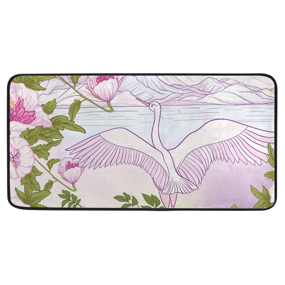 Tapis de cuisine antidérapant anti-fatigue pour sols glissants 99x51cm