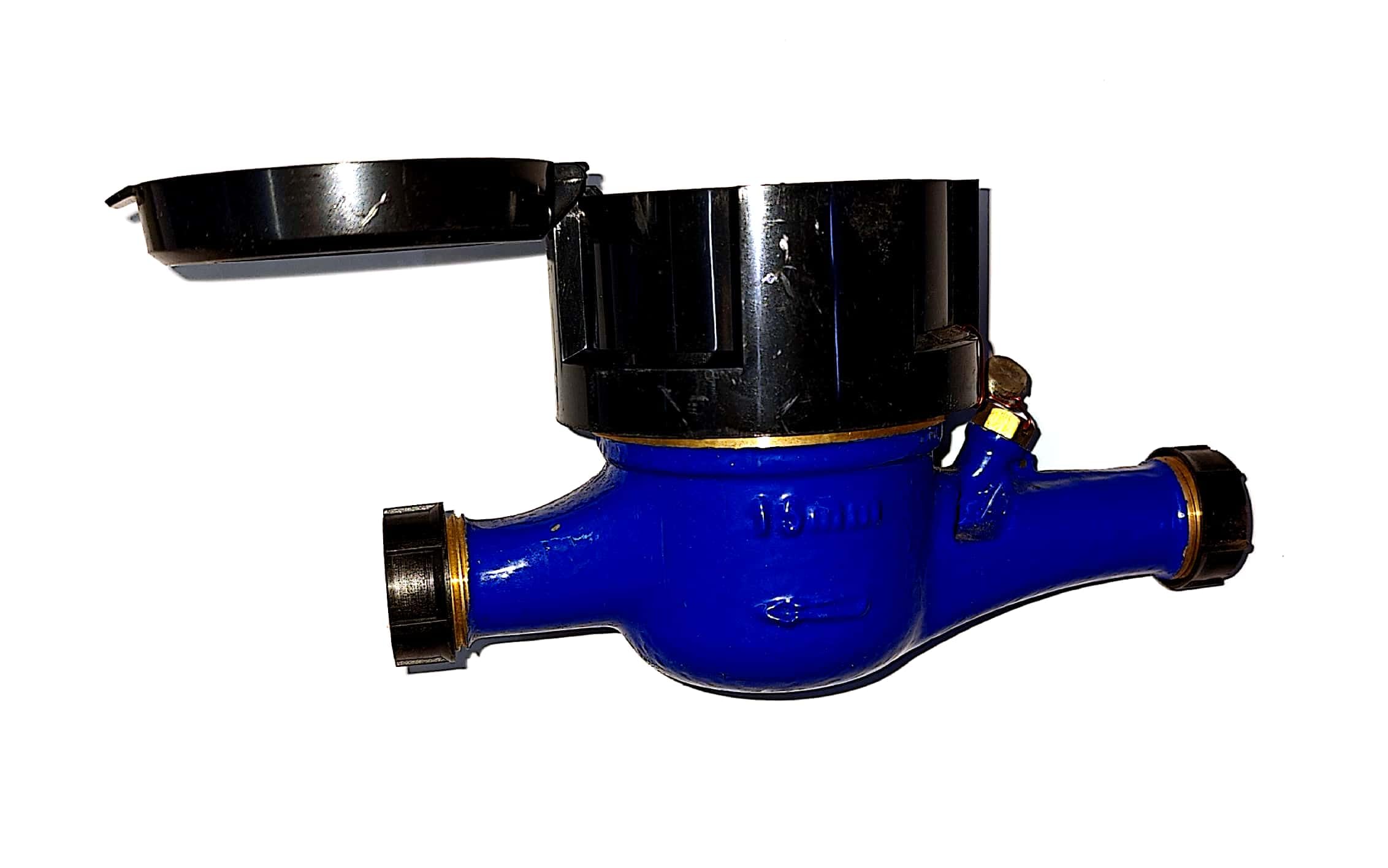 Aquamet Water Meter Multijet, 15mm/1/2-inch, Heavy Duty with Pulse Output, Brass Nut Nipple Set-picture-10
