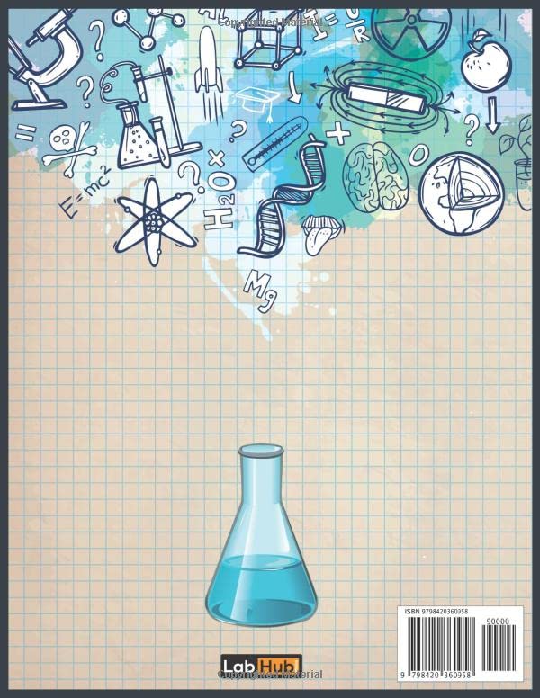 Lab Notebook: Laboratory Notebook for Graduate Student Researchers | 120 Pages | 5x5 Quad Ruled Grid | 8.5 x 11 inches - Image 2