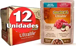 Sachê Special Cat Adulto Carne: Caixa com 12 unidades
