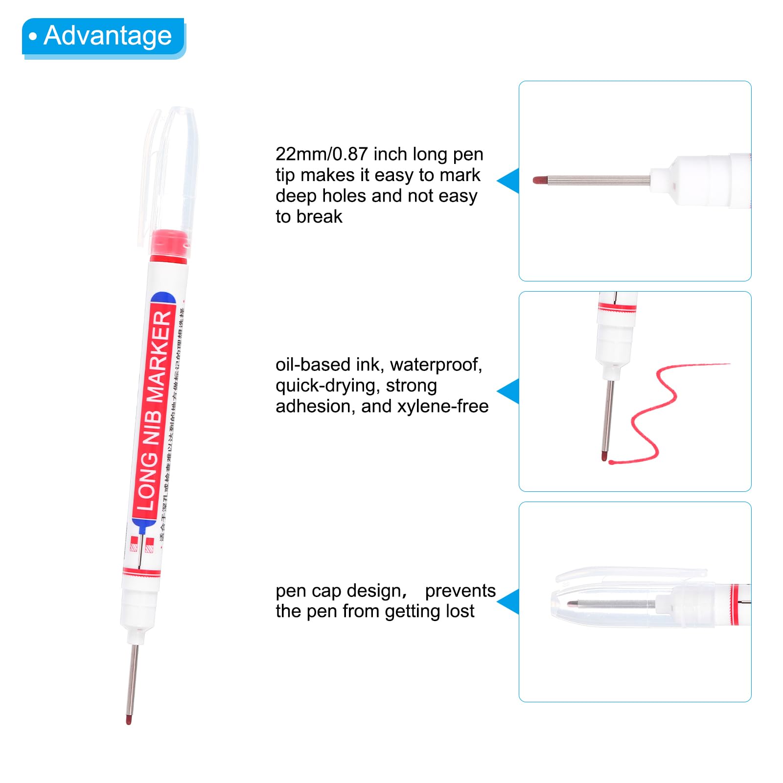 PATIKIL Deep Hole Marker Pens - Image 4