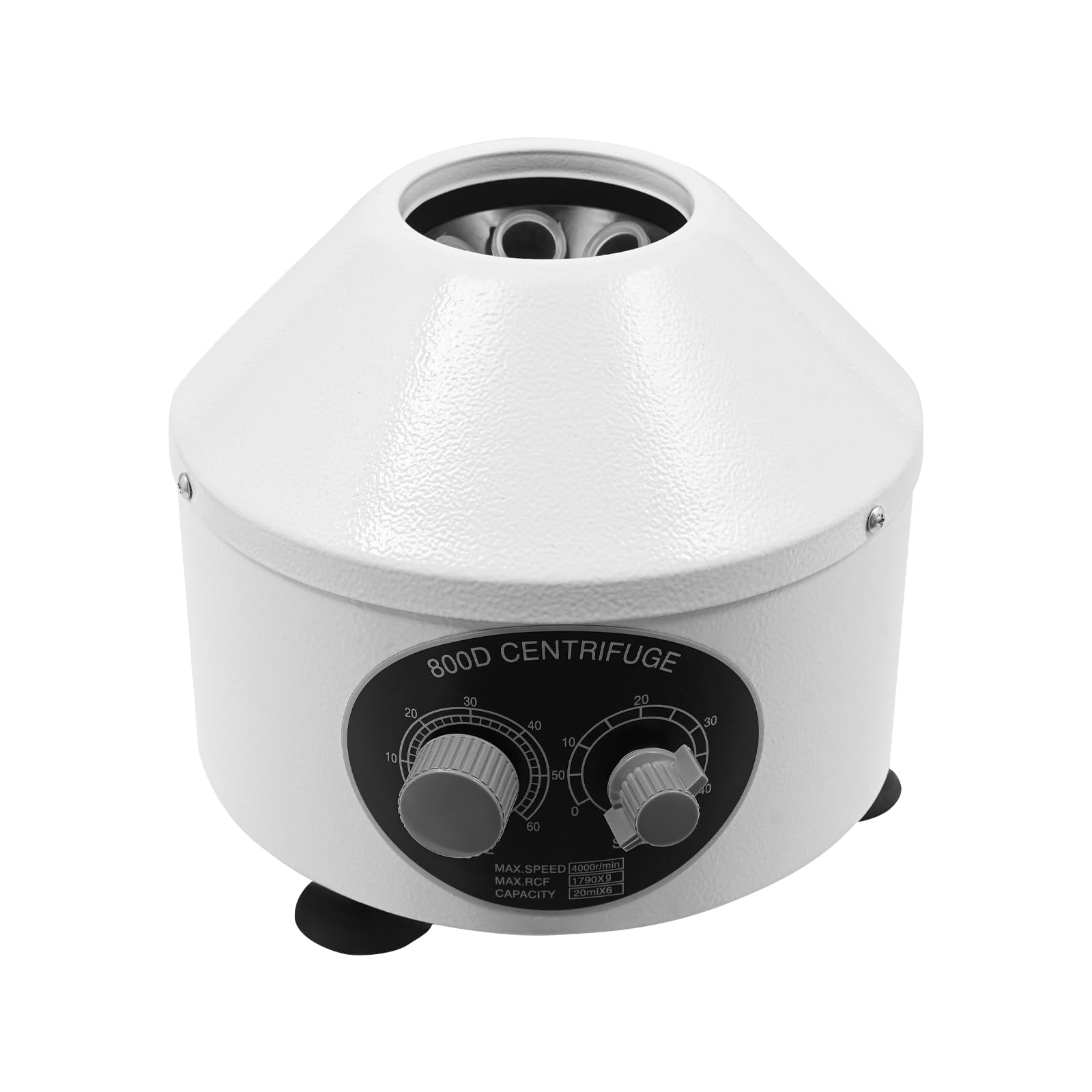 Centrifugadora de mesa eléctrica para laboratorio de escritorio, con temporizador y regulación de velocidad 4000 rpm, 6 x 20 ml