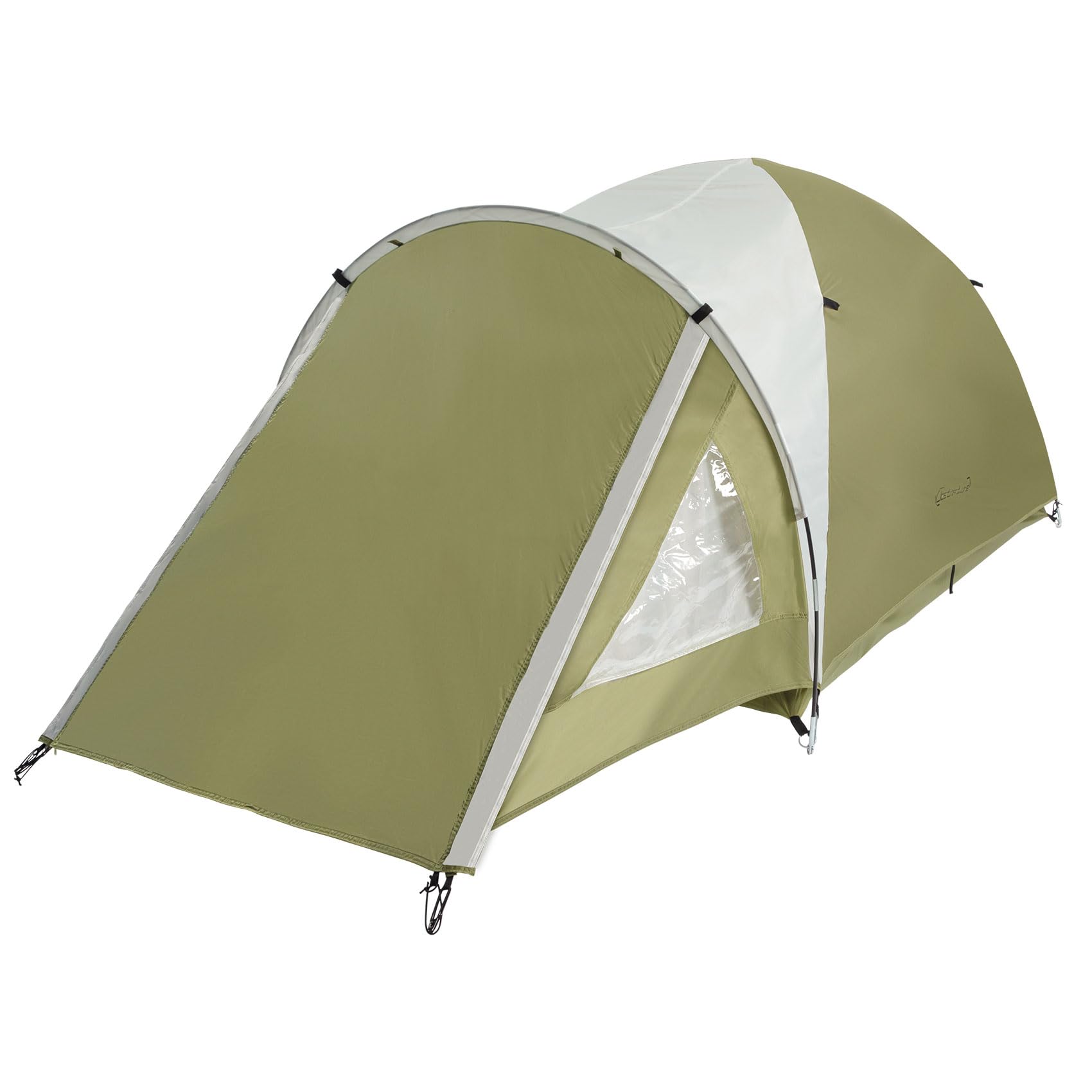 Clostnature Camping Zelt 2 Personen - 2 Mann Zelt Wasserdicht mit Vorraum, Leicht und Kompakt mit kleinem Packmaß, 3-4 Saison Doppelwandig Campingzelt für Outdoor-Abenteuer, Kuppelzelt mit Moskitonetz