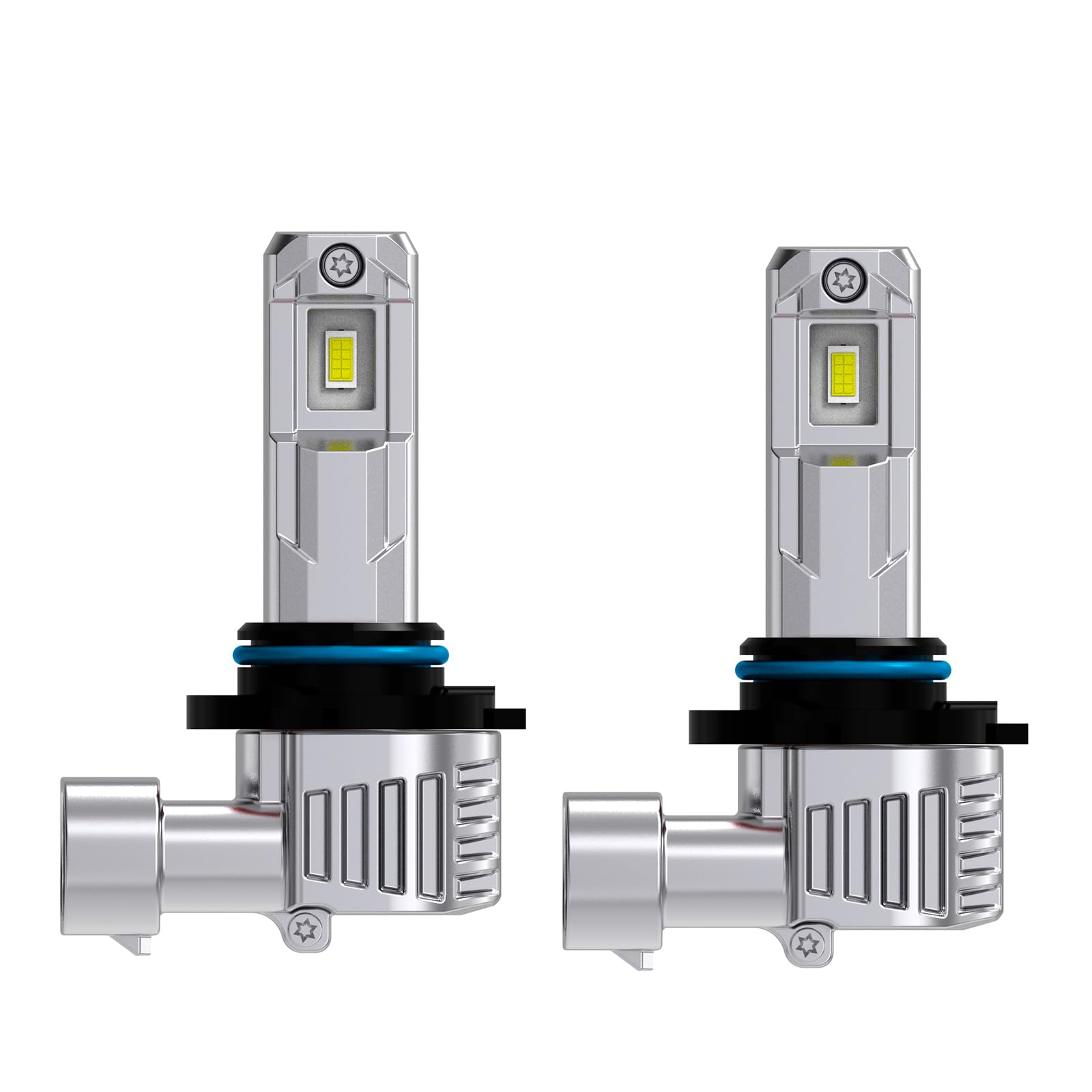 LTONXEN Ampoule 9012(HIR2) LED, 12V 50W Blanc 6500K, 16000LM Voiture Phare | Hi/Lo Beam Froid Lumière Blanche, Plug and Play, Remplacement Kit (2 Lampe)