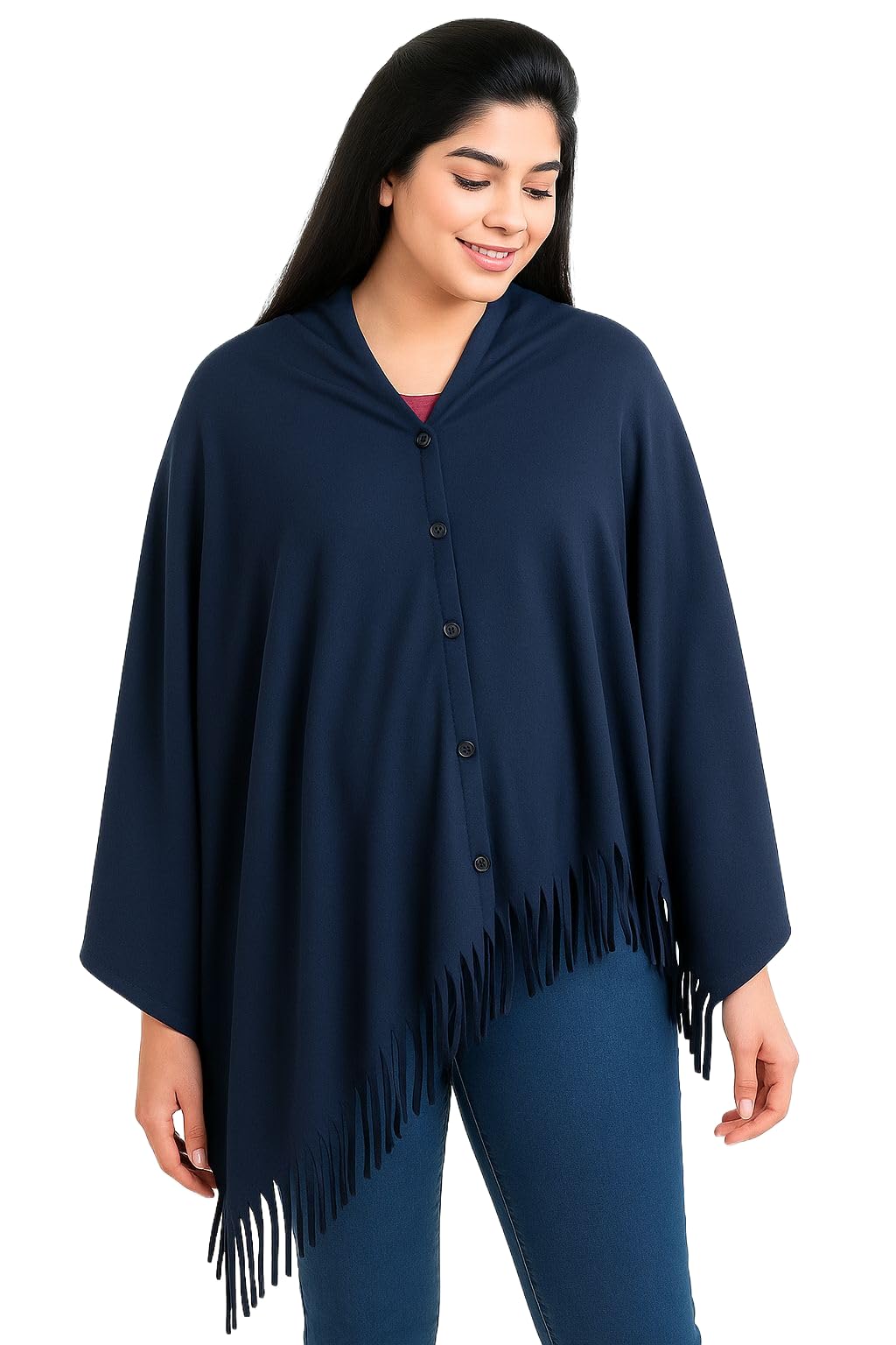 LENAM Cotton Nursing Cover Poncho With Button Closure, for Breastfeeding, Multi-Purpose Feeding Cover