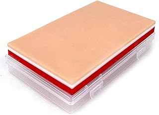 Injection Training Pad Model, Silicone Human Skin Injection Training Tool for Nursing Students Artificial Skin-Like Pads,Flesh,Pleasant63