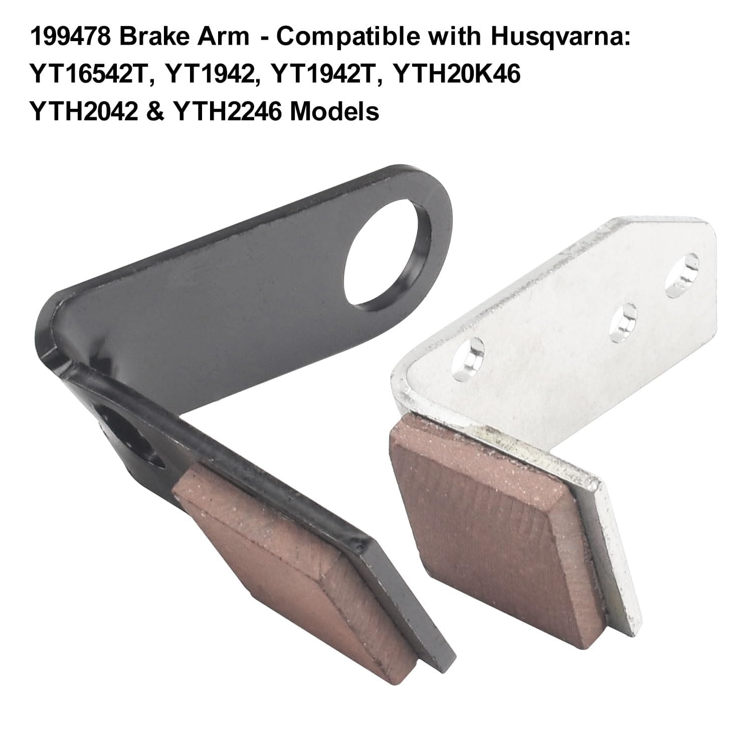 532197402 532199478 Kit de brazo de freno compatible con modelos Husqvarna AYP Craftsman Poulan de cubierta de cortacésped, compatible con YT16542T YT1942 YTH2042 YTH20K46