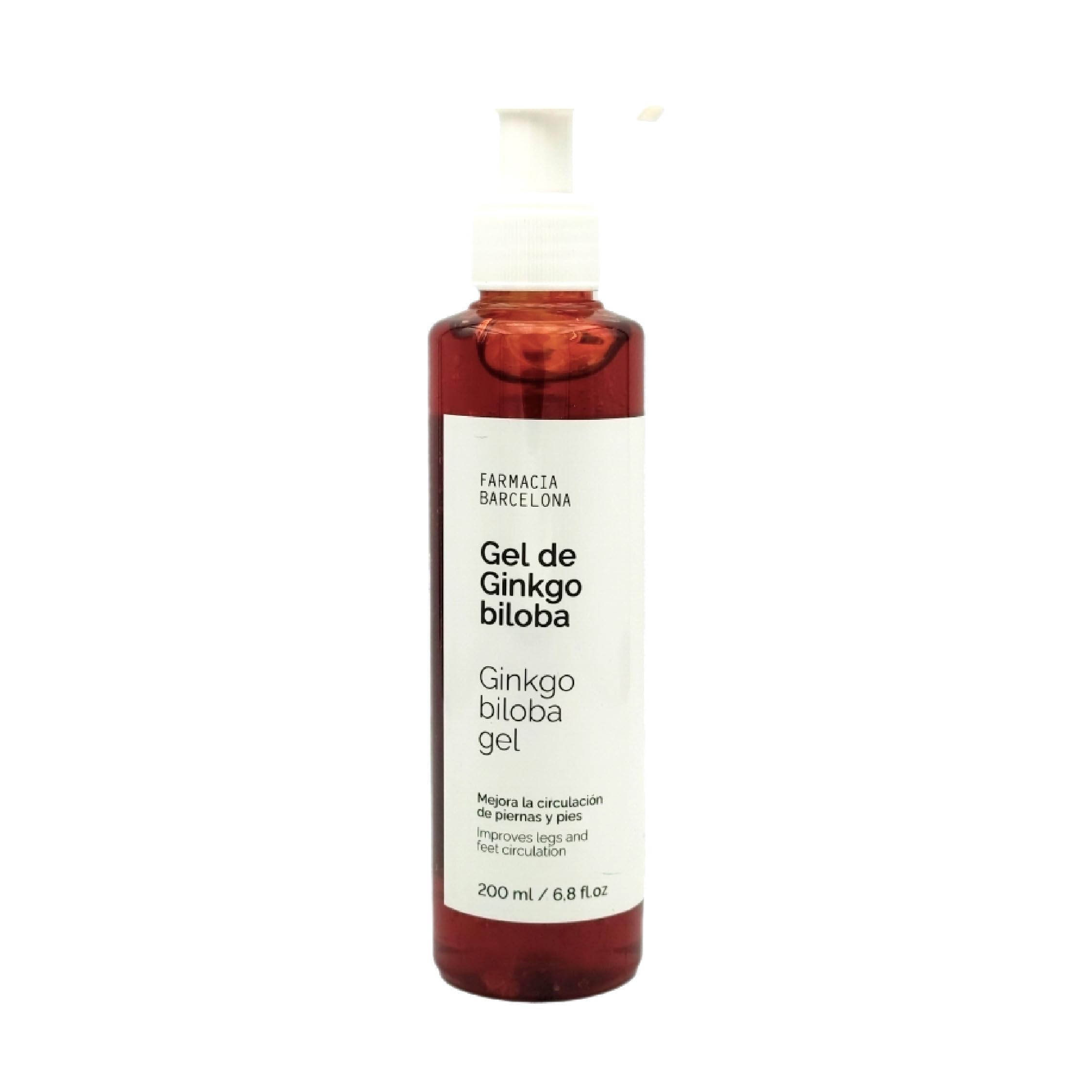 Gel de Ginkgo Biloba - Gel Frio Piernas Cansadas - Favorece la Circulación - Ideal para Varices y Pesadez de Piernas - Piernas Cansadas - Efecto Tonificante - 200 ml