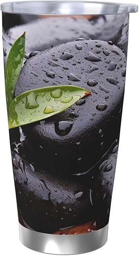 WSOIHFEC Rain Drops Over Rock print 20oz Car Cup Double Wall Insulated Tumbler with Lid and Straw Stainless Travel Tumbler Reusable Coffee Mug Spill WSOIHFEC Rain Drops Over Rock print 20oz Car Cup Double Wall Insulated Tumbler with Lid and Straw Stainless Travel Tumbler Reusable Coffee Mug Spill
