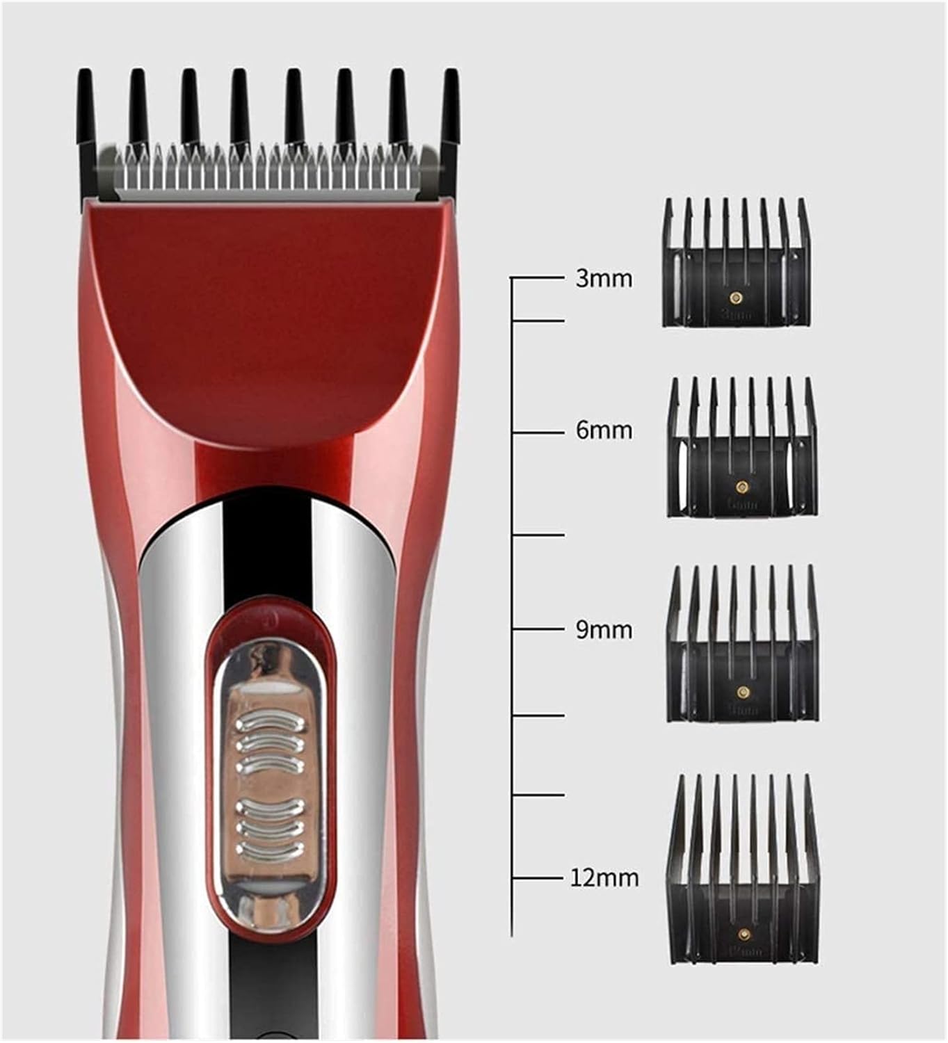 Dog Professional Heavy Duty Low Noise High Power Dog Grooming Clipper Rechargeable Cordless Pet Grooming Tools for Small Large Dogs Cats Pets with Thick Heavy Coats