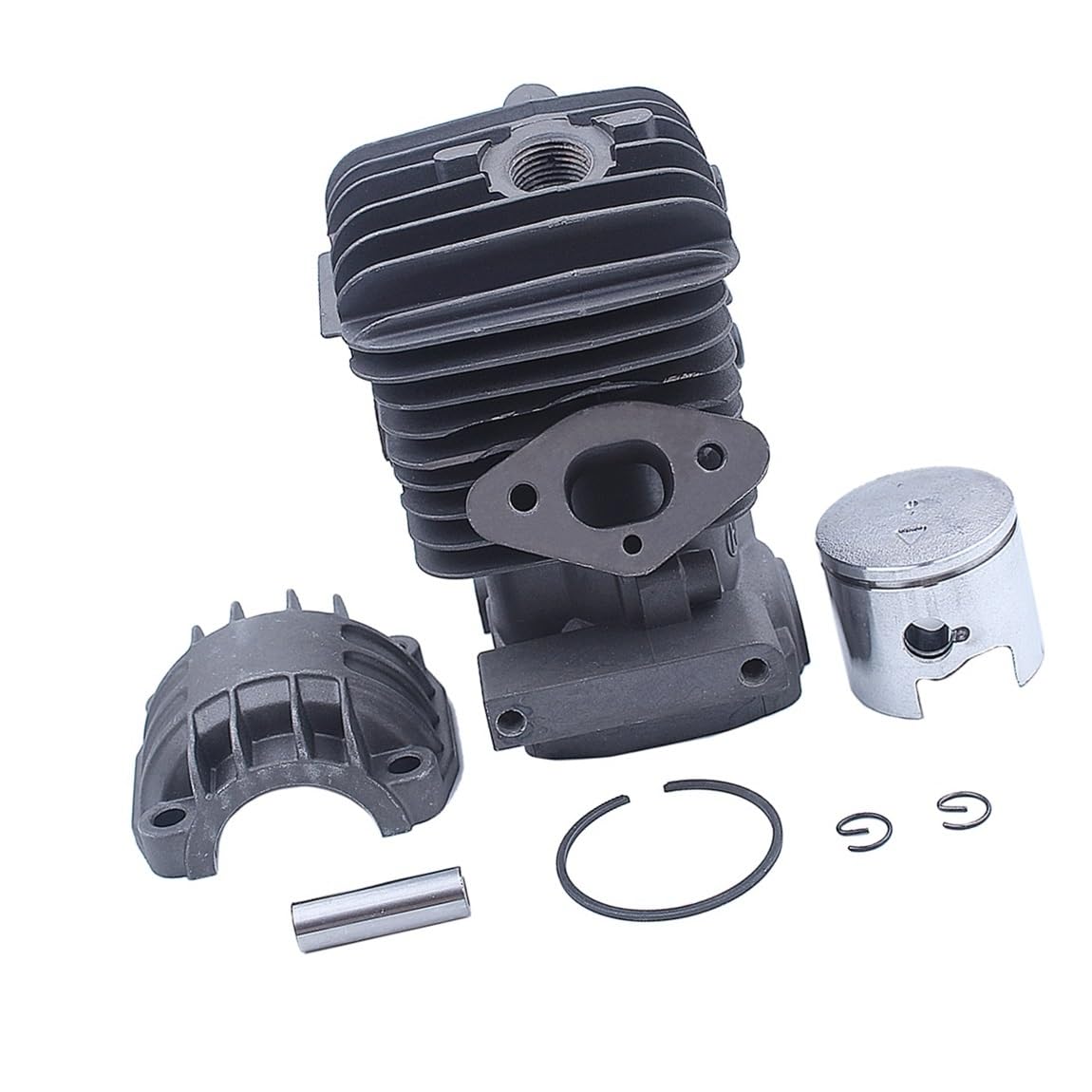 Kit piston-cylindre 34 mm pour réparer une tronçonneuse 2500 sans compression