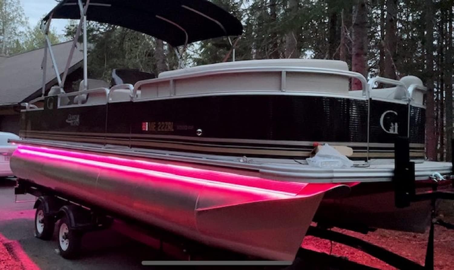 Pimp My Pontoon Multi-Color LED Light kit Color-Changing DIY Under Deck Light Strings with Remote 19ft