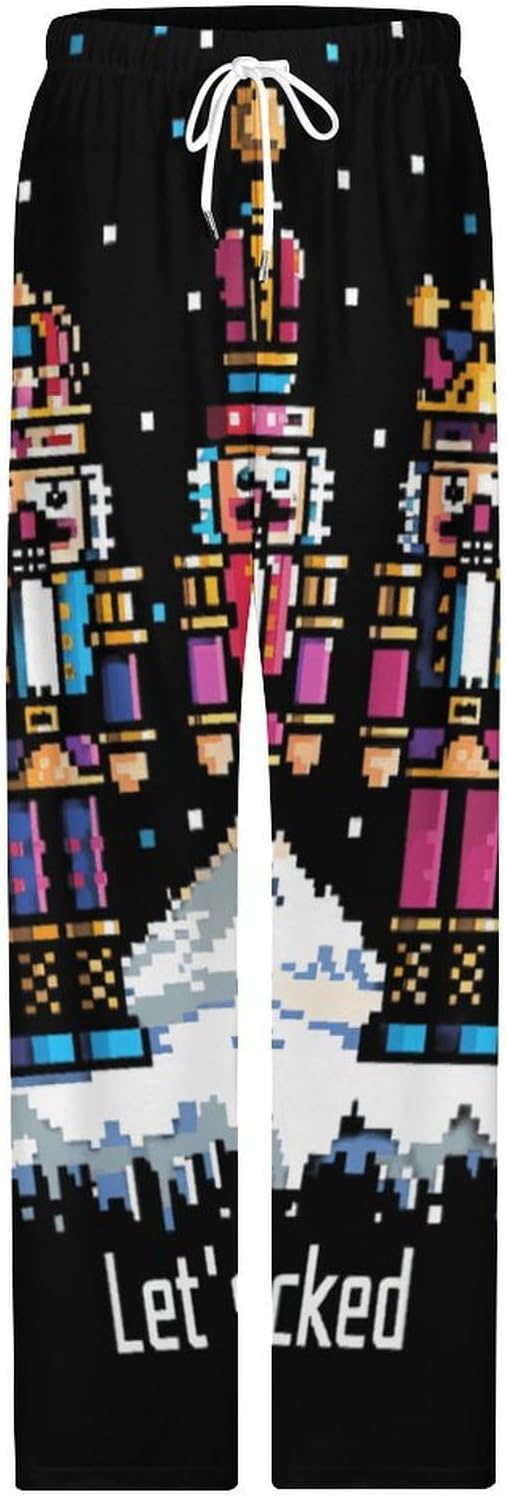 Christmas Nutcracker Squad Women's Pajamas Pants Lounge Bottoms Trousers Sleepwear Nightwear Pjs