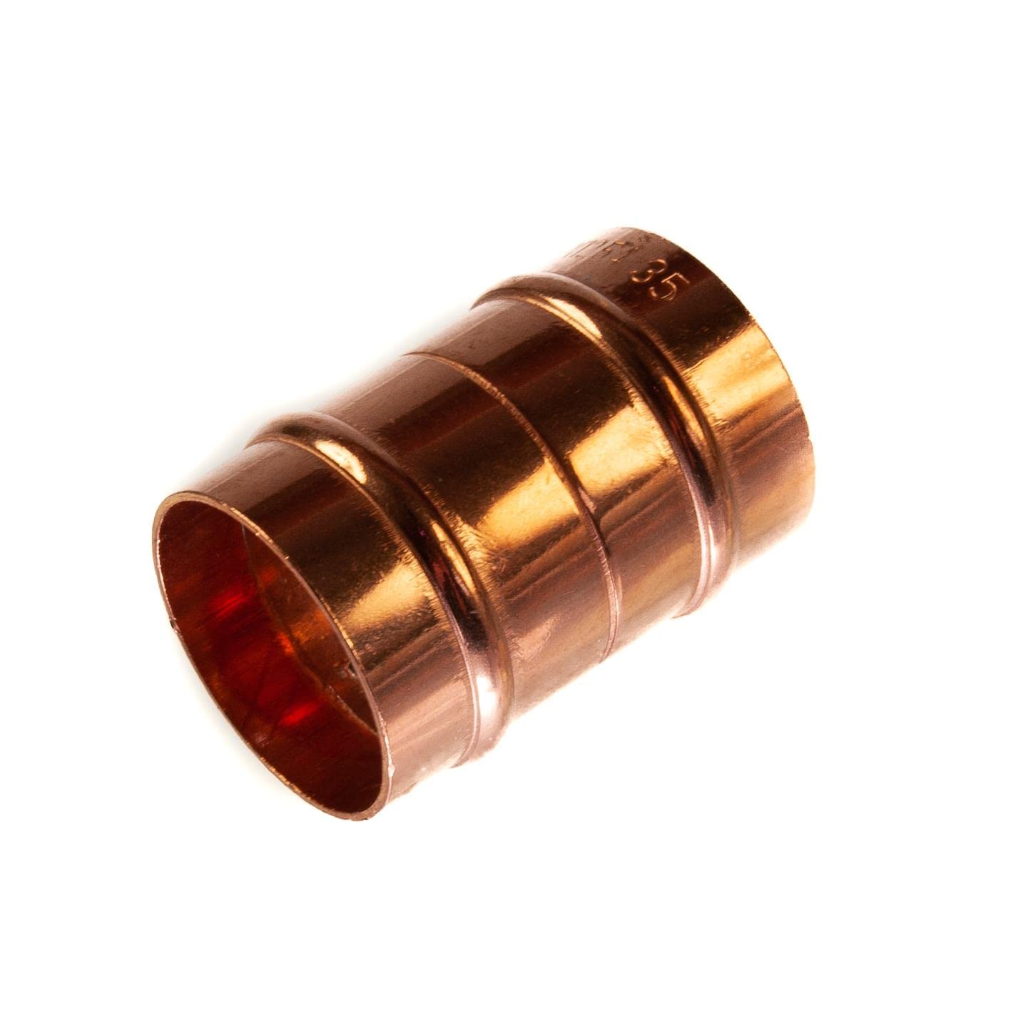 Thunderfix 35Mm Solder Ring Straight Coupling Copper Plumbing Fitting