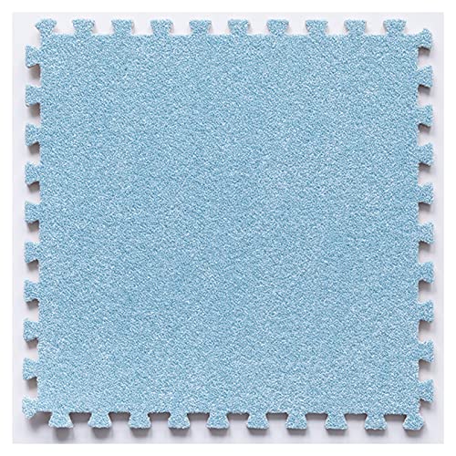 Tapis de sol en mousse EVA vert foncé : lot de 16 dalles de moquette de 30x30 cm