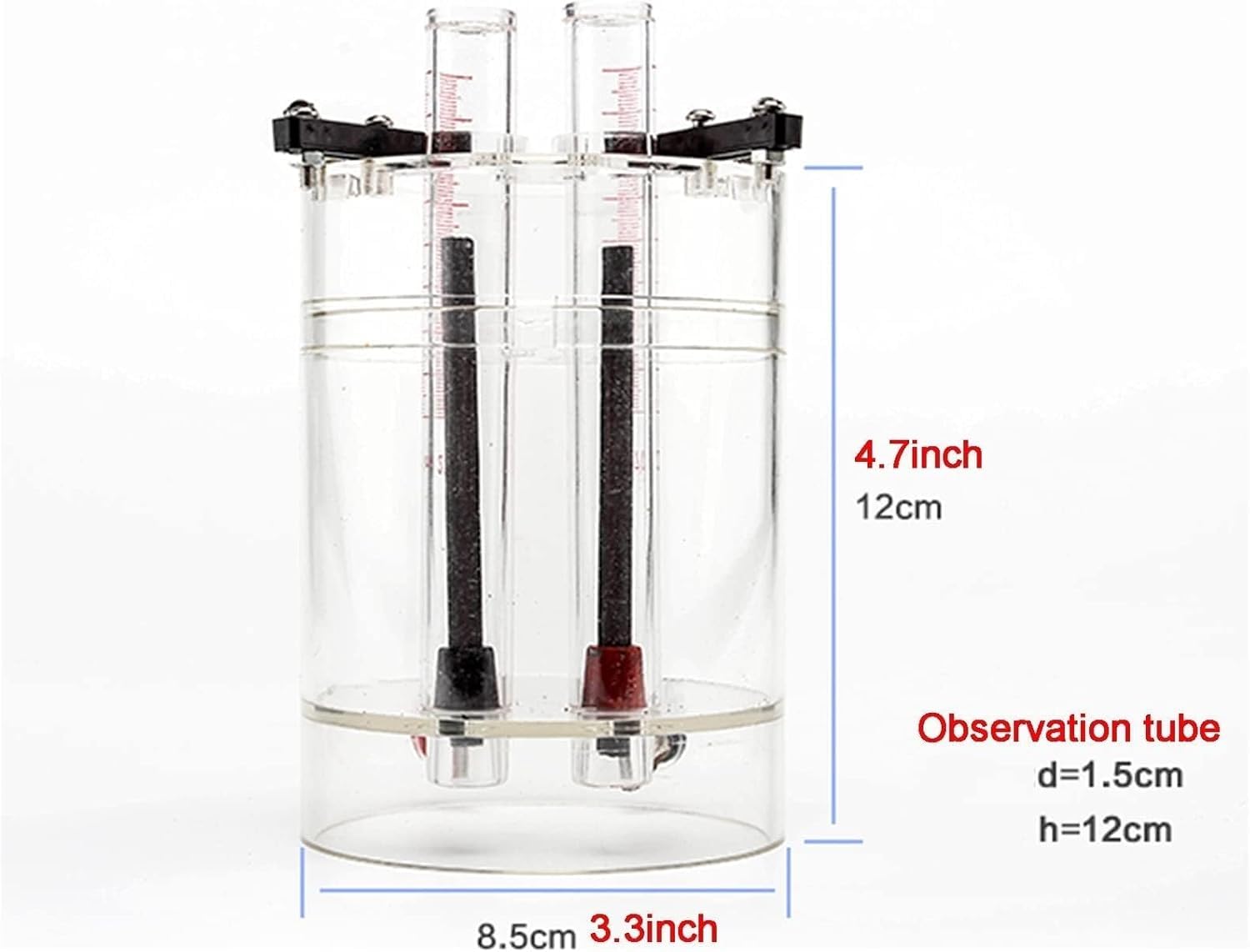 Wasserelektrolyt-Chemie-experimentierinstrument, Elektrolyttester, Schulchemie-laborinstrumente, Lehrmittel, Wasserelektrolyseur