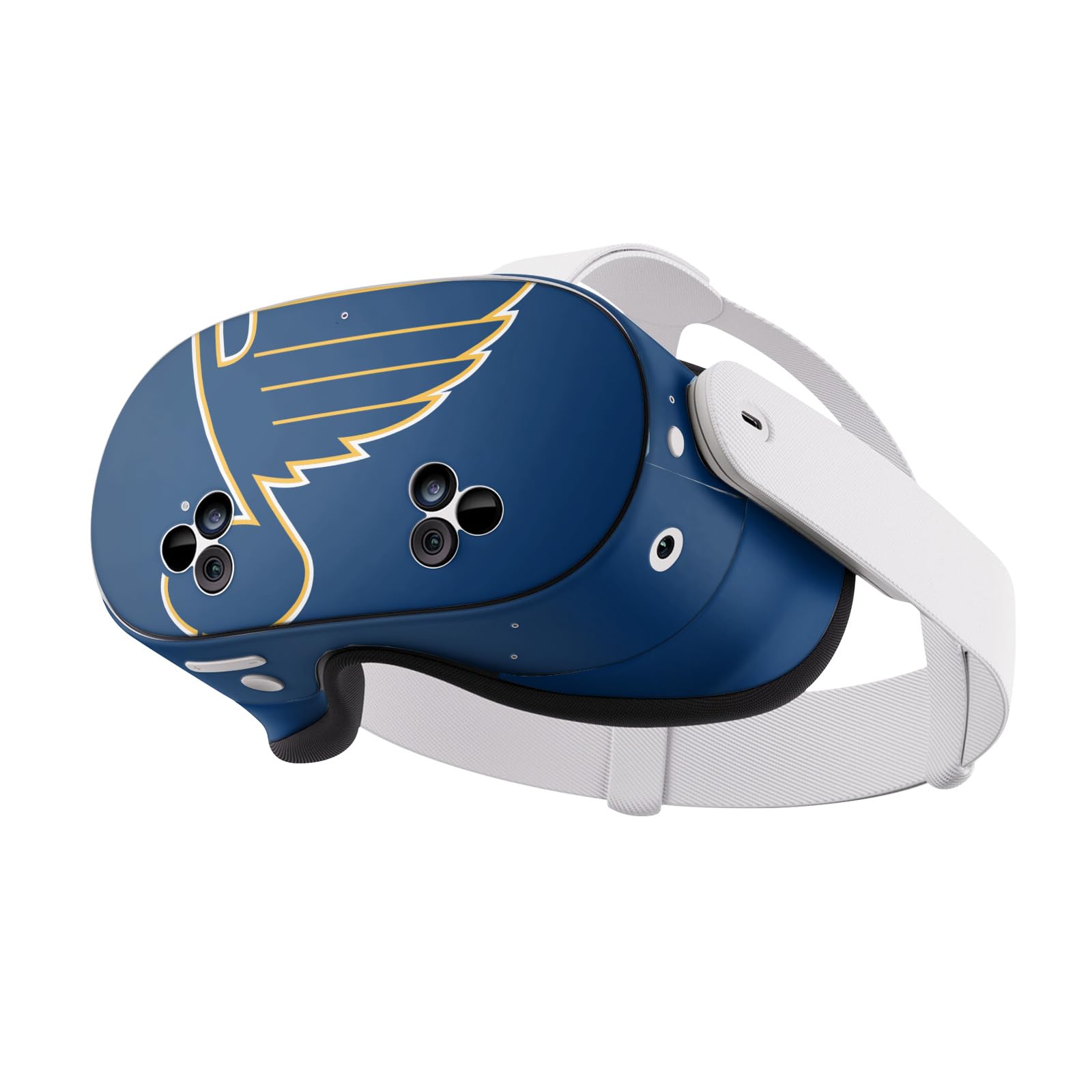 Head Case Designs Officially Licensed NHL Oversized St Louis Blues Vinyl Sticker Skin Decal Cover Compatible with Meta Quest 3S