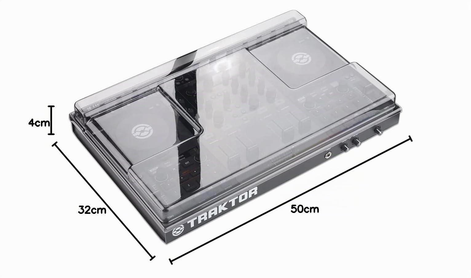 DeckSaver DS-PC-KONTROLS4 - Estuche, color transparente
