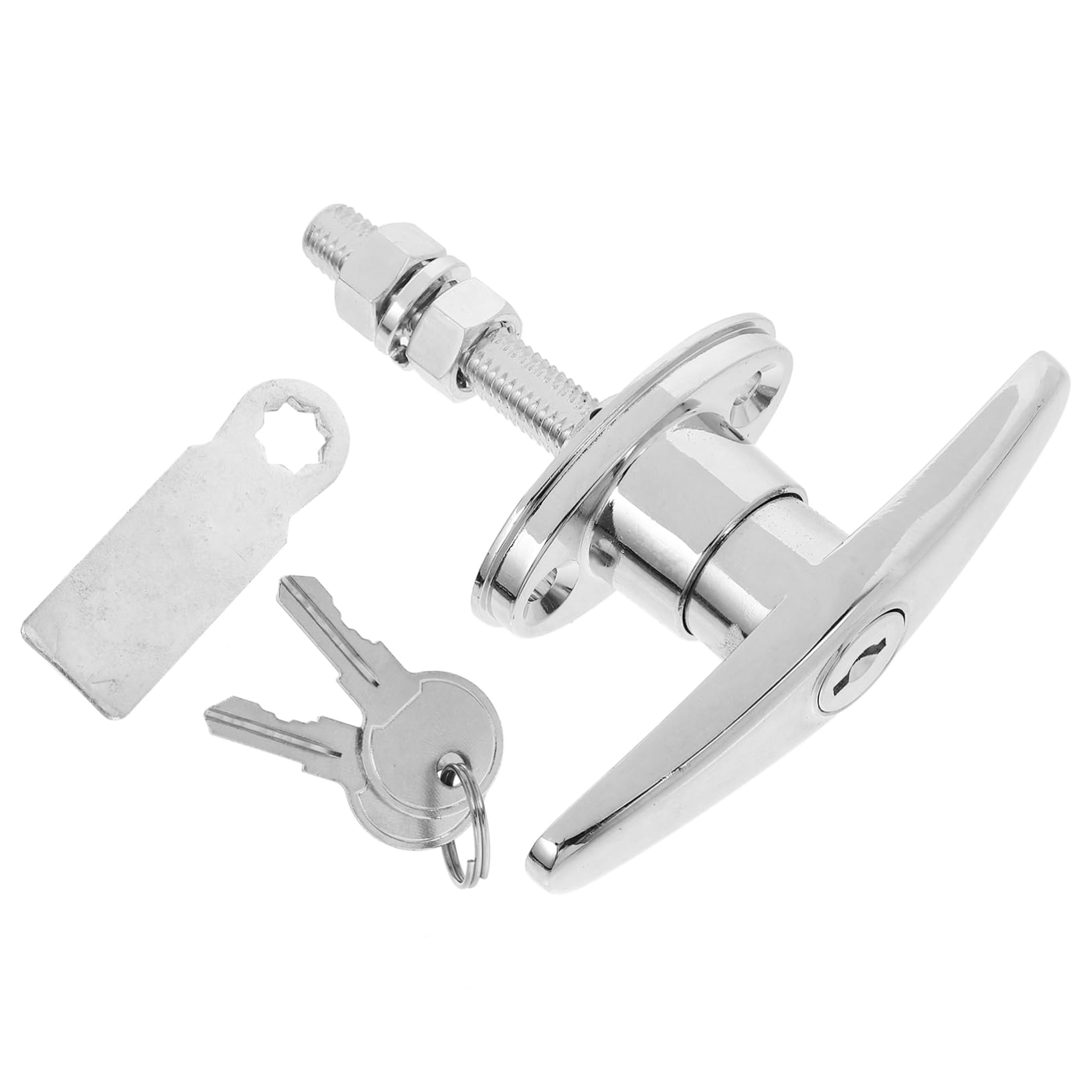 Serratura t Maniglia Con Chiave Per Garage e Cancelli Esterni Sicurezza Elevata Design Ergonomico e Versatile Per Uso Domestico e Ufficio
