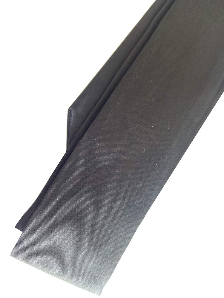 Pañuelo de seda de color sólido, con asa de asa de cinta de seda, bufanda, banda para la cabeza para el cabello, bufanda con asa para el cabello, 4 unidades, Negro - 5