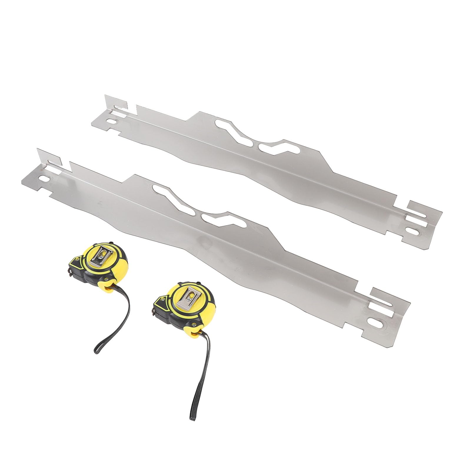 Dioche Herramienta de Alineación la Rueda Herramientas ángulo Placa Punta Acero Inoxidable Servicio Pesado con Orificios Colgantes para Camiones Automóvil SUV UTV ATV