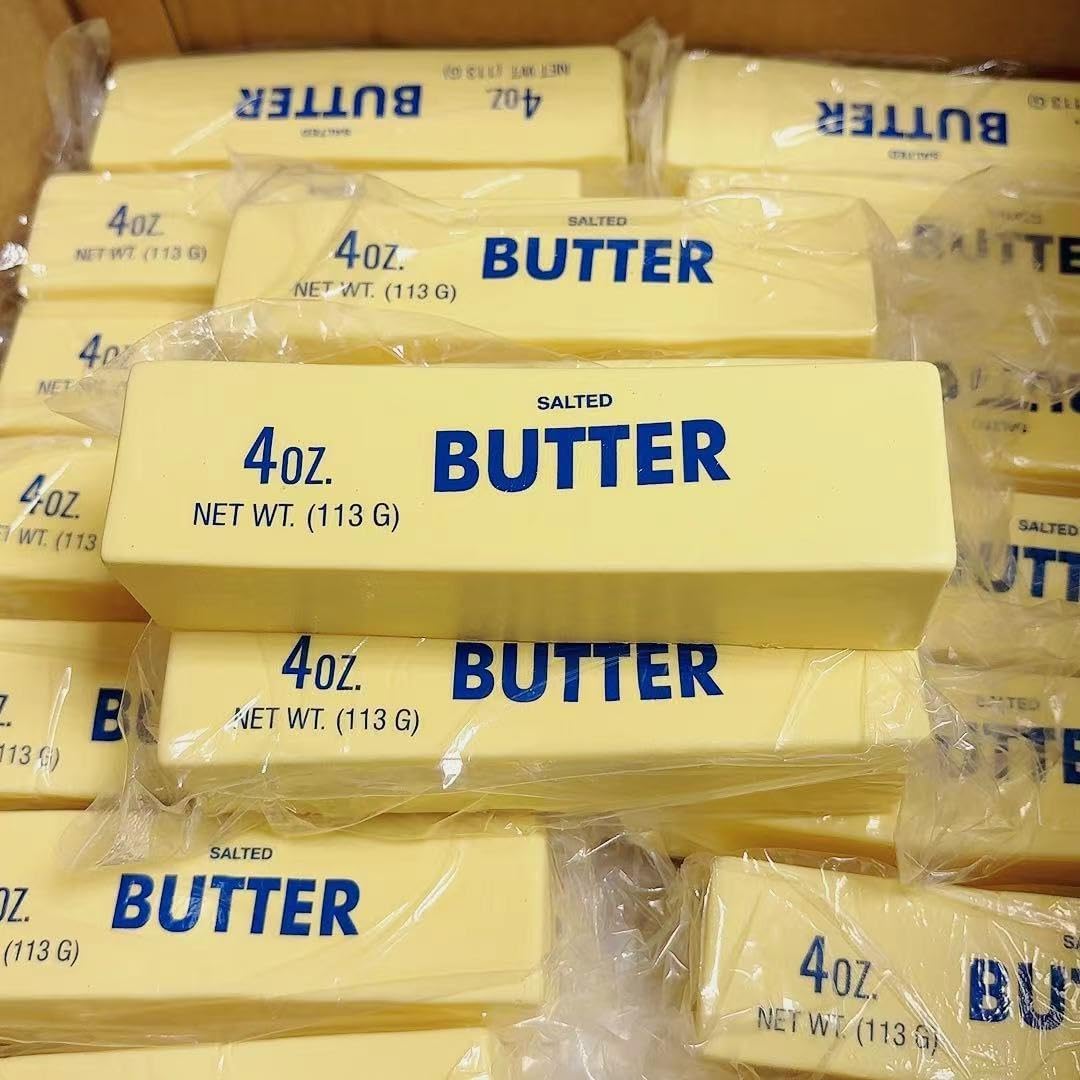 Slow Rising Squishy Butter Stick , Stress Balls，Stress Relief & Fidget Toys, Gifts, Party Favors(Butter stick-3pcs)