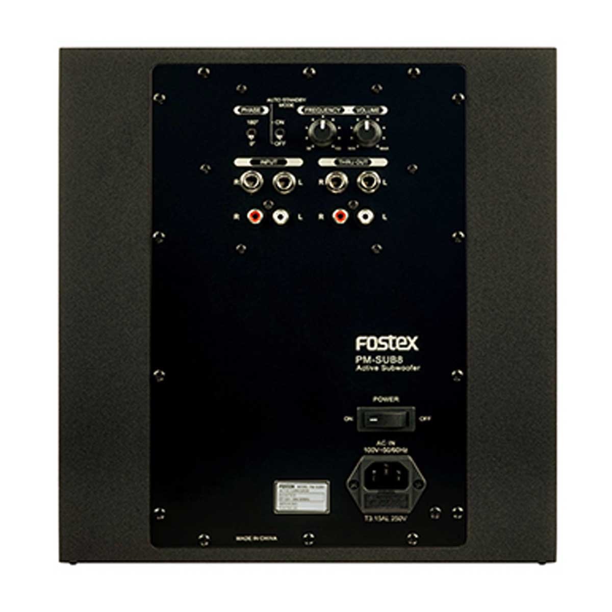 Amazon | FOSTEX PM-SUB8 アクティブ・サブウーハー | プロ用サブ 