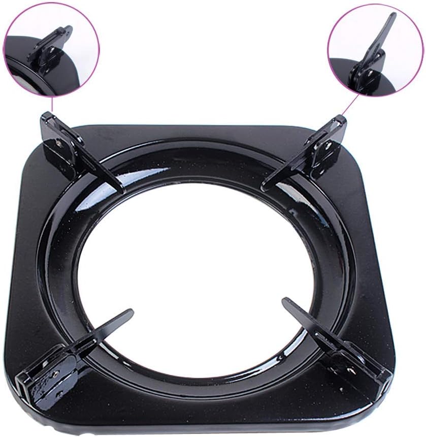 Wok Support Ring, Wok Ring Gas Stove - Cooktop Gas Stove Rack Trivets, Pot Support Ring, Pan Holder Stand, Milk Pot Holder, Gas Stove Accessories, Cooking Kitchen Accessories (Square): Home & Kitchen