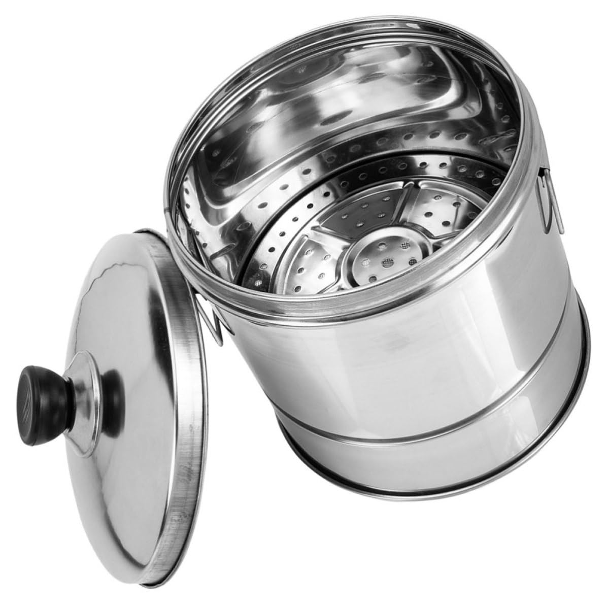 Cubo de Arroz al Vapor de Acero Inoxidable para Cocina