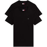 Tommy Jeans Uomo T-Shirt Maniche Corte Confezione da 2 Xslim Jersey in Cotone