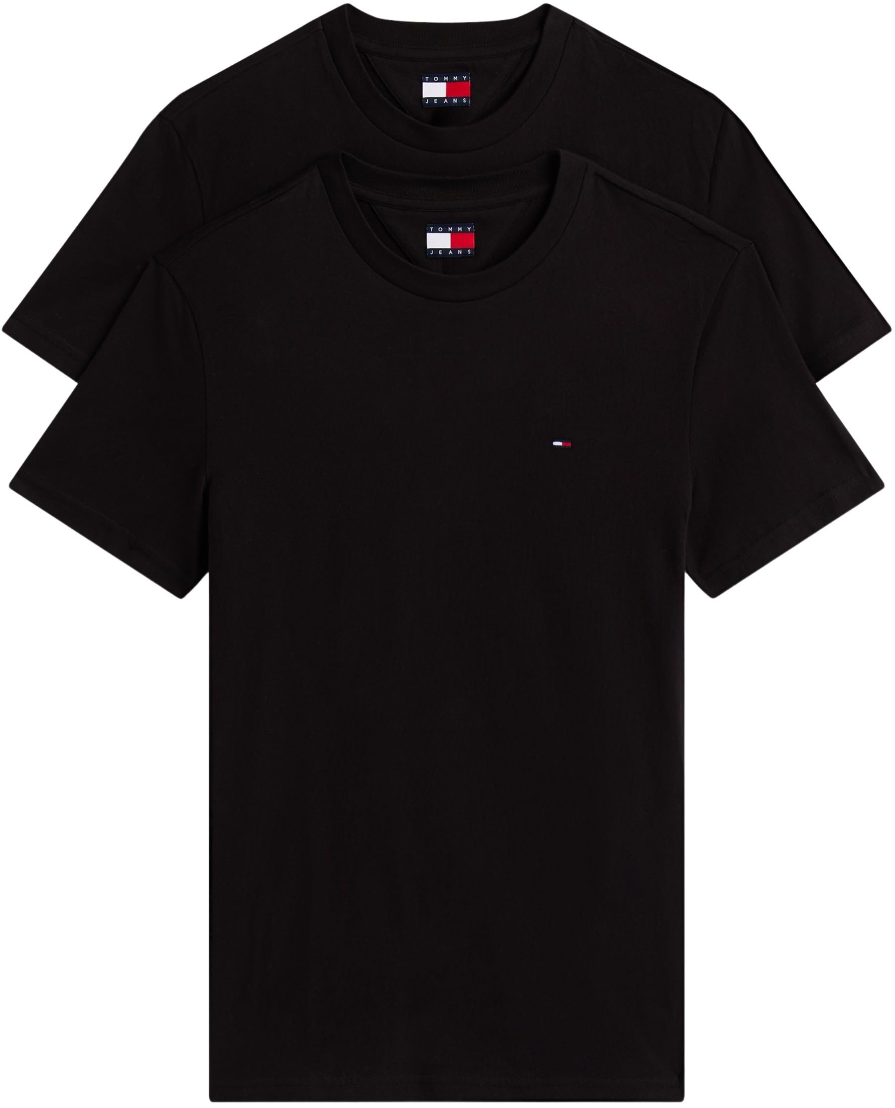Tommy Jeans Rundhalsshirt TJM XSLIM 2PACK Jersey Tee EXT