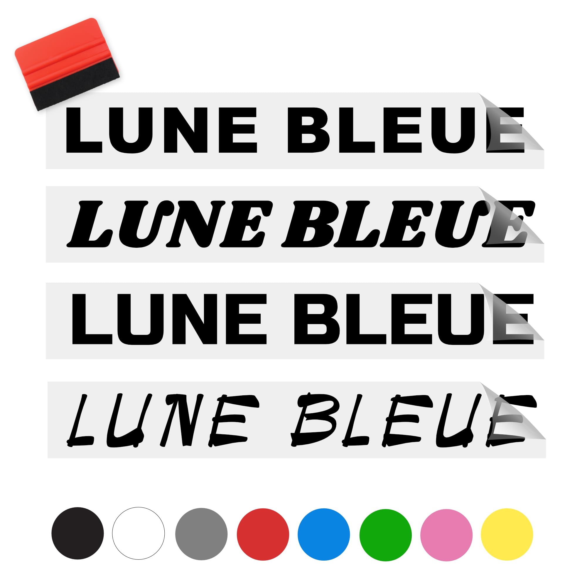 Lettrage Nom Bateau, Stickers et Autocollant Personnalisable - pour Bateau, Jet Ski, Voilier, Catamaran - Résistant Eau de mer et UV
