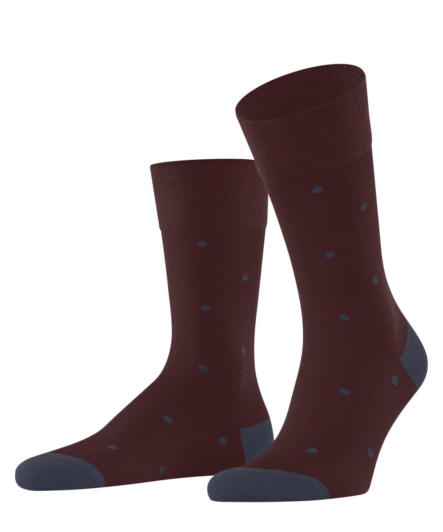 FALKE Men's Dot M So Cotton Patterned 1 Pair Socks, Brown Cayenne 5950, 5.5-8