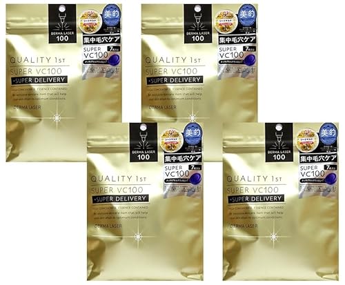 ダーマレーザー スーパーVC100 7枚入り 4個セット パック マスク 美容液 100