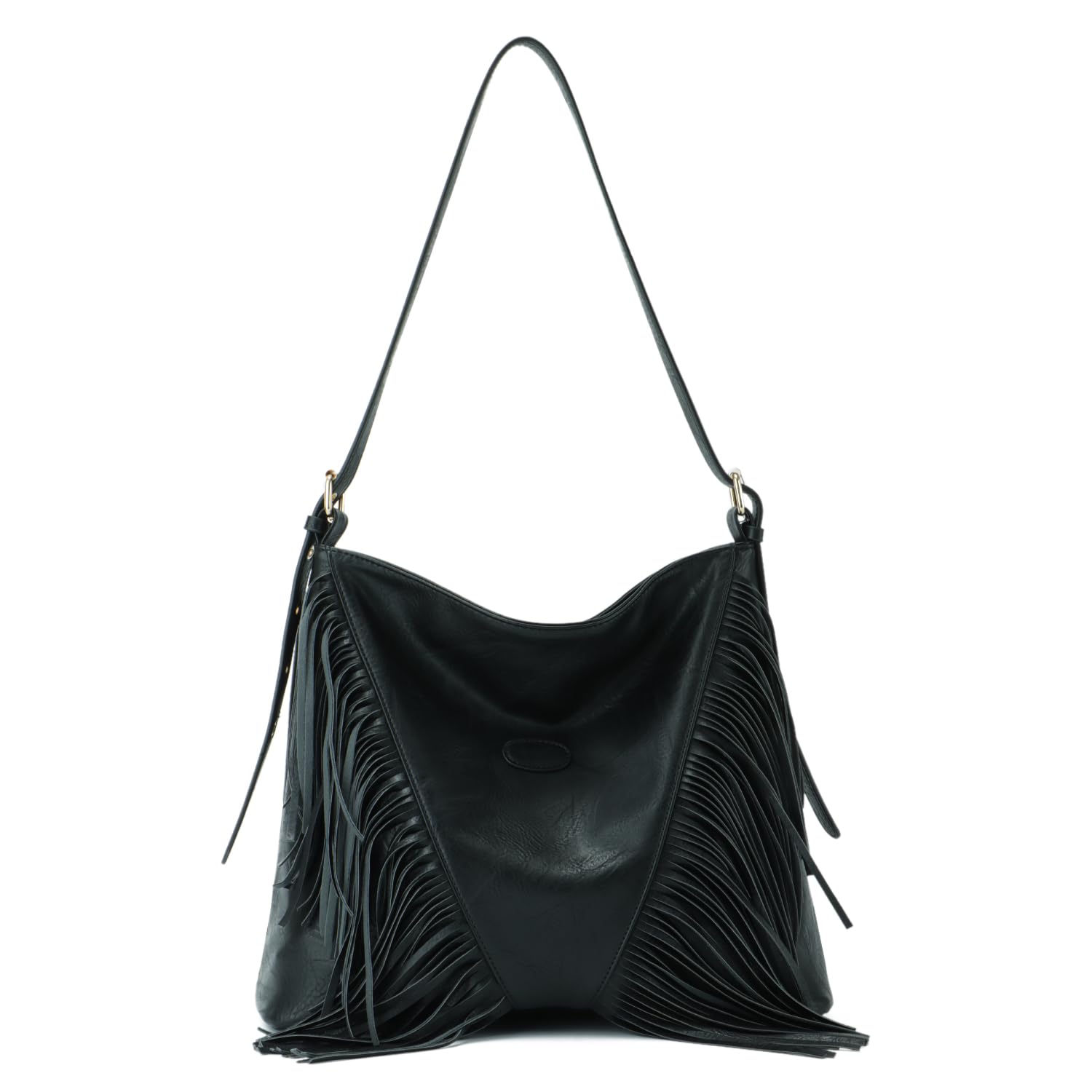 LUI SUI Vintage Fringe Shoulder Bags For Women Tassle Hobo Bags Large Crossbody Fringe Purse