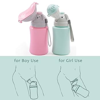 Potty On The Go Toddler Pee Bottle For Kids - Travel Urinal Portable Potty Pee Cup For Girl Child Toddler Baby Urinal Emergency Toilet For Car Travel Road Trip Portable Toilet For