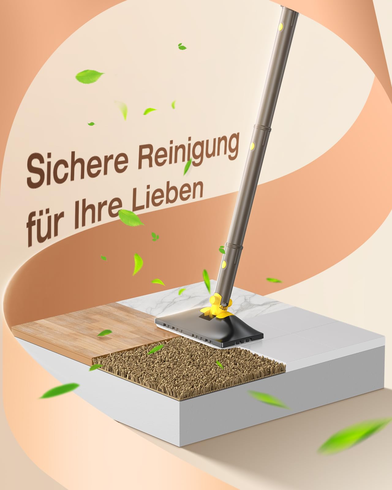 10-in-1 Dampfreiniger mit abnehmbarem Handgerät,Handdampfreiniger Zubehör | 350-ml-Tank,10 Sekunden Aufheizzeit,120 °C Dampfreiniger, 2-stufige Temperaturregelung, für Boden, Teppich, Fliesen und Grill