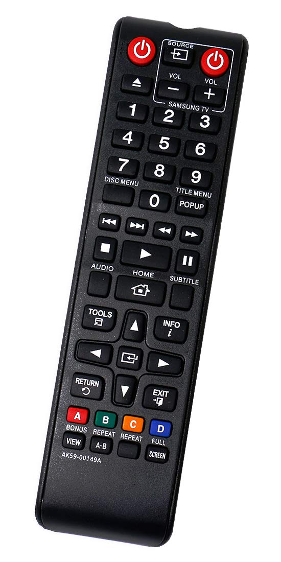 ALLIMITY AK59-00149A Remote Control Replacement for Samsung Blu-ray Disc Player BD-F5500 BD-FM57C BD-FM51 BD-ES6000 BD-ES5300 BD-ES5000 BD-E6100 BD-E5900 BD-E5500 BD-E5300 BD-E5200