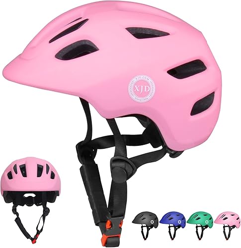 XJD - Casco de ciclismo y patinaje para niños y niñas, para deportes múltiples, certificado CPSC, ajustable, para 3-13 años de edad