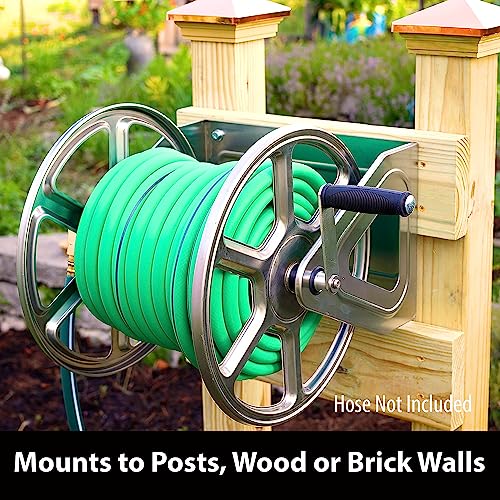 Liberty Garden Products 709-S2 Hose Reel, Stainless Steel - Image 5