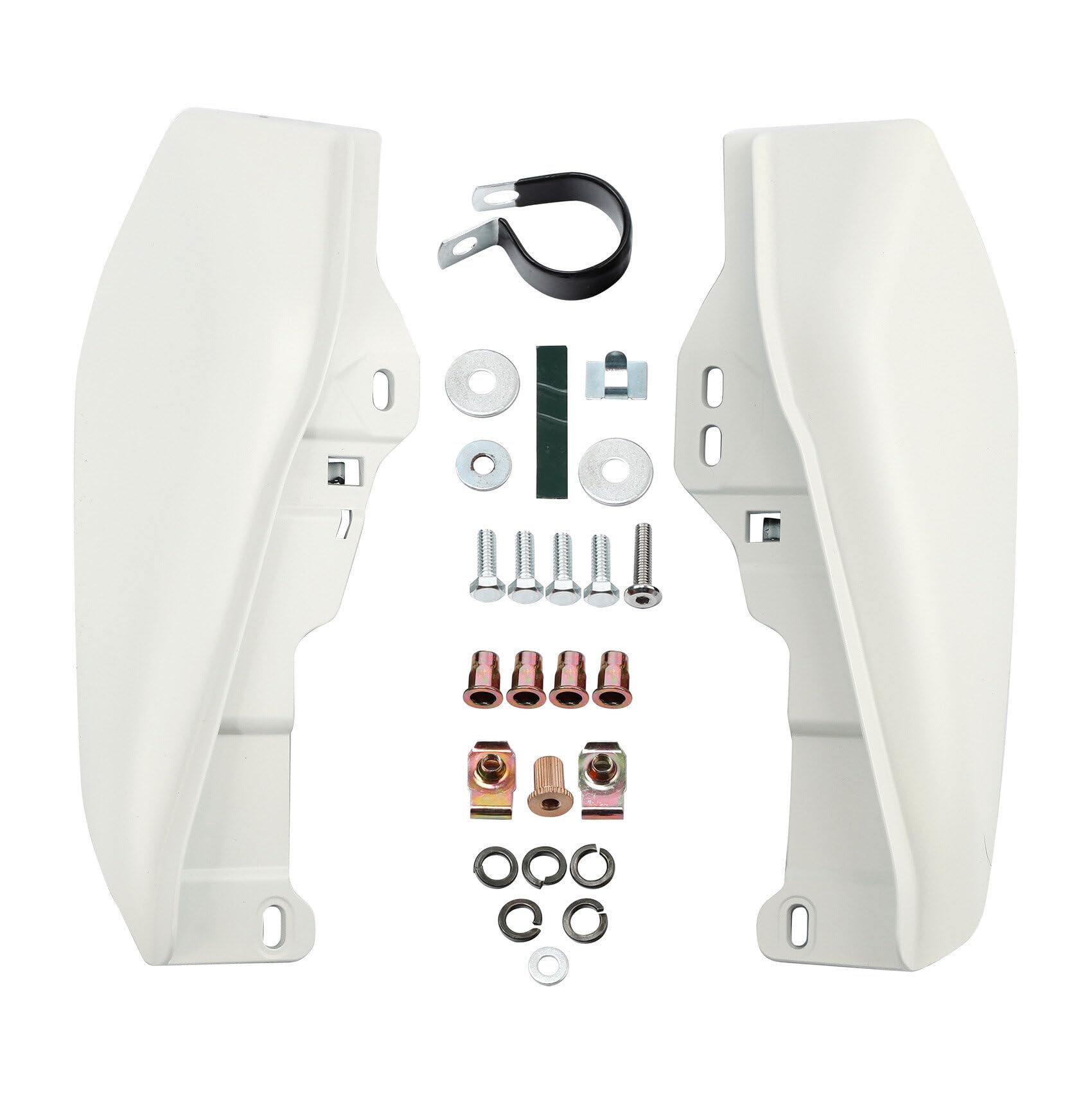 HR3 Bonneville Salt Denim Mid Frame Air Deflectors Heat Shield Compatible with 2018 Street Glide Special FLHXS 2019 Road King Classic FLHRC Fit for