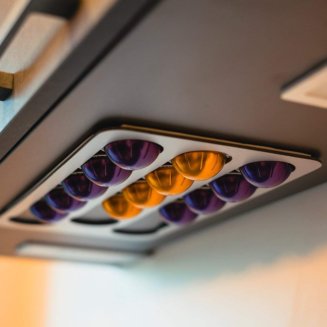 Organizador Cápsulas Café Cromado Soporte Giratorio Cromado Para Cápsulas De Café TASSIMO, NESPRESSO Y DOLCE GUSTO - Organiza Tus Cafés Soporte Capsulas Nespresso - Foto 13