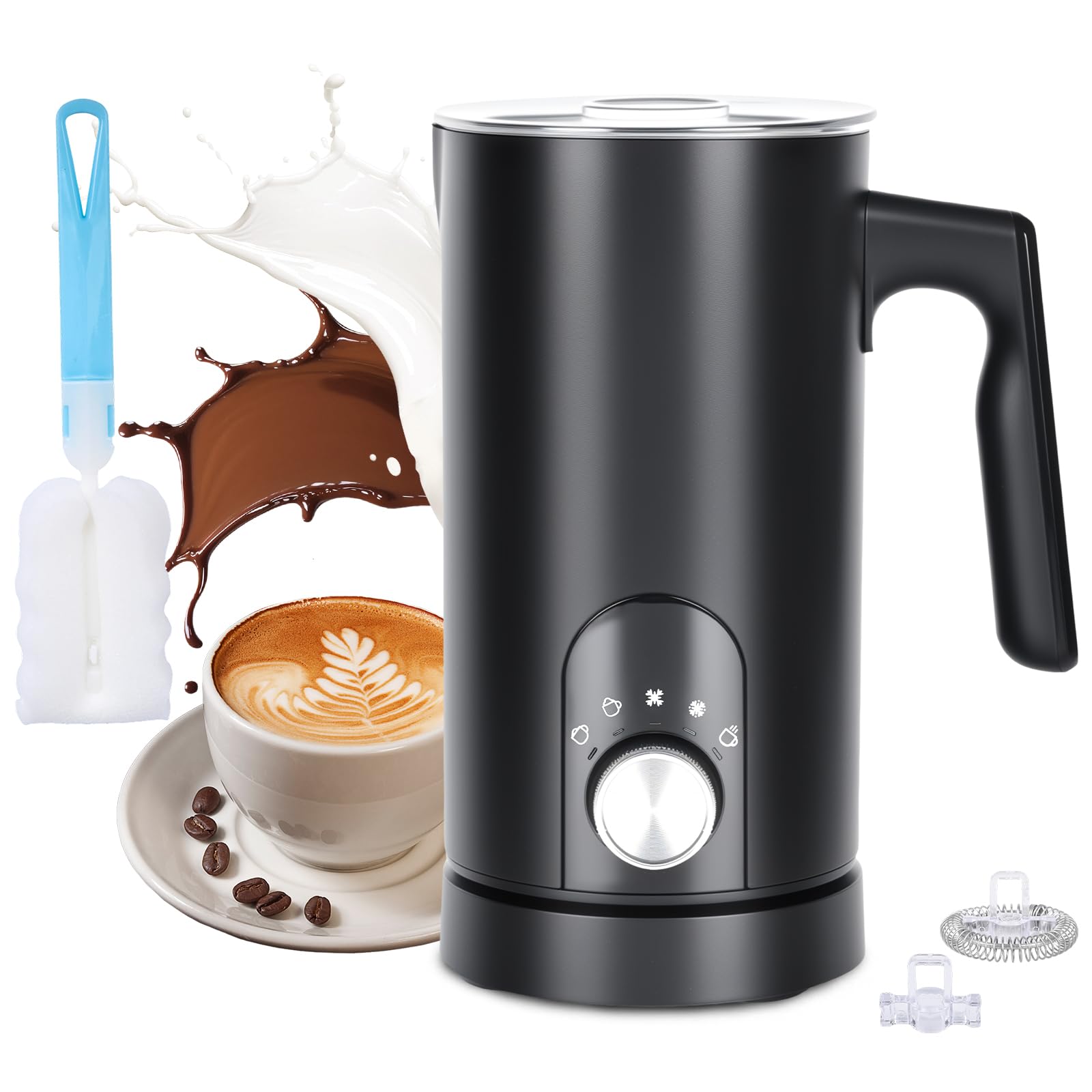 Mousseur à lait pour latte et macchiato à la maison