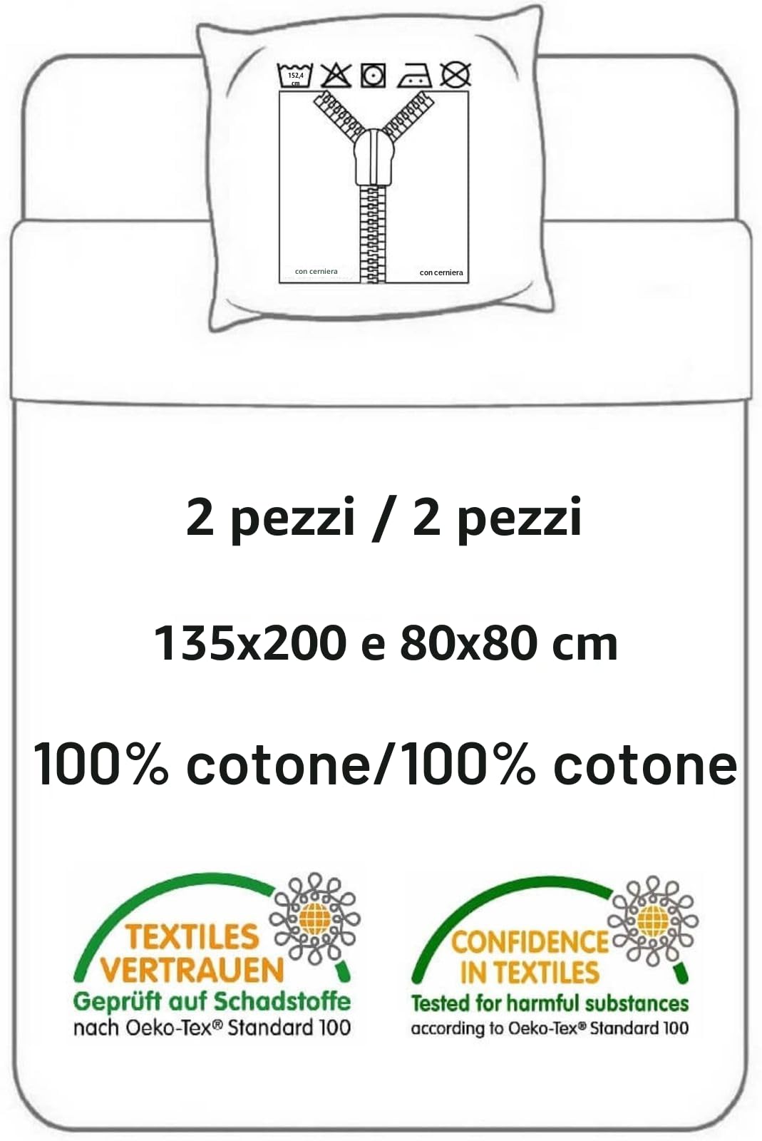 Biancheria da letto, 140 x 200 cm, motivo: Pokemon, POK322